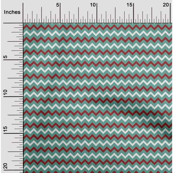 oneOone Cotton Cambric Dusty Teal Green Fabric Stripes Craft Projects Decor Fabric Printed By The Yard 42 Inch Wide-Z7X