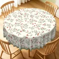 thumbnail image 2 of Tchckioa Green Leaf Tablecloth for Restaurant Decor,Stain Proof Table Cloth Cover,60 Inch,Round, 2 of 6