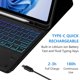 thumbnail image 3 of Funda con teclado BQSS para iPad Air de 13 pulgadas, M3 M2 y iPad Pro de 12,9 pulgadas, 3 of 8