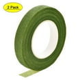 thumbnail image 2 of Uxcell 1/2 inch Width 30 yard Floral Adhesive Tape Green 2 Pack, 2 of 5