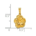 thumbnail image 2 of 1/20 14k Gold Filled 11 X 12mm Flower Pendant Necklace Pendant for Women - .3 Grams, 2 of 2