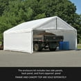 thumbnail image 2 of ShelterLogic Super Max 18' x 20' White Canopy Enclosure Kit Fits 2" Frame, 2 of 5