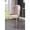 Tan, variant on Cream Finish Round Leg Table with 2 Drop Leaves / Ideal for Dining with Stemware Storage