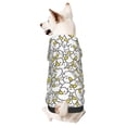thumbnail image 1 of Fotbe Ducky Sudadera con Estampado para Perros Pequeños – Suéter con Capucha para Mascotas, Tela Suave de Forro Polar con Bolsillo-X-Large, 1 of 7