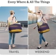 thumbnail image 5 of Weekender Bag Abstract Geometry Colorful Gym Bag Fit . Inch Laptop Computer Airplane Duffel for Gym Sessions Yoga Classes, 5 of 5