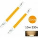 thumbnail image 2 of Bombilla de bajo consumo para iluminación de talleres, luz de inundación de doble extremo, luz blanca cálida con brillo completo de encendido instantáneo, 2 piezas, 2 of 5