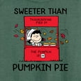 thumbnail image 3 of Peanuts - Sweeter Than Pumpkin Pie- Women's Lightweight French Terry Long Sleeve Shirt, 3 of 6