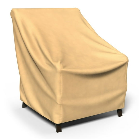 Budge XSmall Beige Patio Outdoor Chair Cover, All-Seasons