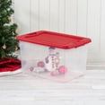 thumbnail image 5 of Sterilite 64 Qt. Clear Plastic Latching Lid Storage Container Tote, 6 Pack, 5 of 9