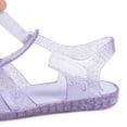 thumbnail image 5 of Kannior Toddler Girls Jelly Sandals Soft Rubber Sole Closed Toe Summer Shoes Mary Jane Dress Princess Flat, 5 of 5
