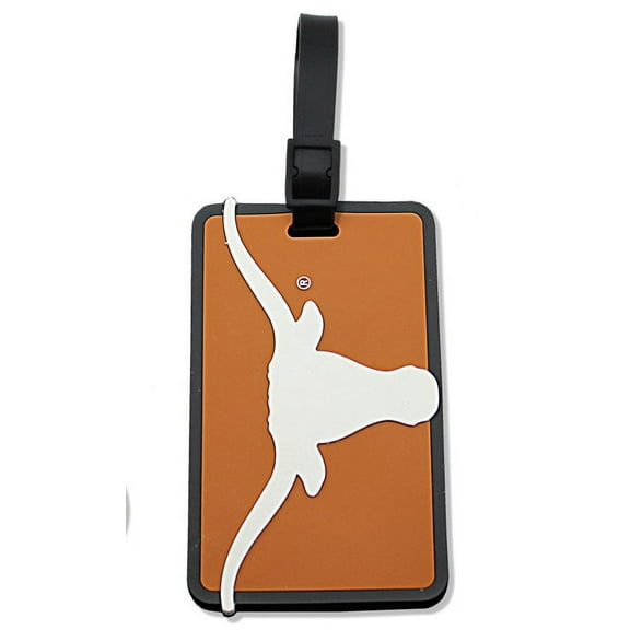 Texas Longhorns Luggage Tag - Texas Orange