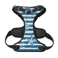 thumbnail image 5 of Lsque Ocean on Striped Dog Harness, No-Pull Pet Harness with 2 Leash Clips, Adjustable Soft Padded Dog Vest with Easy Control Handle for Large Dogs-, 5 of 9