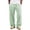 ZA-Green-Xcmzpl linen pants for men, variant on Striped Linen Pants for Men Big and Tall Drawstring Elastic Waist Baggy Straight Wide Leg Pants Lightweight Summer Trousers with Pocket