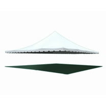 TentandTable Sectional Wedding Canopy Premium Pole Tent Top ONLY, White, 40 ft x 40 ft