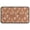 Mushroom and Branch Orange Pattern, variant on Mushroom and Butterfly Black Pattern Non Slip Washable Indoor Door Mat, Decorative Entry Rug for Entrance Bedroom Kitchen Bathroom, 30"x17"