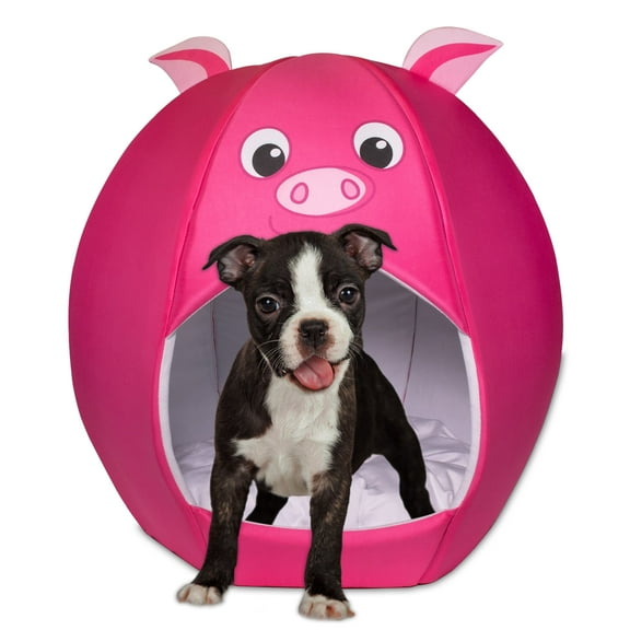 Maccabi Art Pig- Igloo Pet Bed for Dogs, Cats - Medium