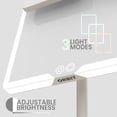 thumbnail image 2 of LUNA London ORBIT LED Vanity Mirror with Lights, 7X/1X Magnification, Dimmable & USB-C Rechargeable Tabletop Mirror (Soft Stone), 2 of 7