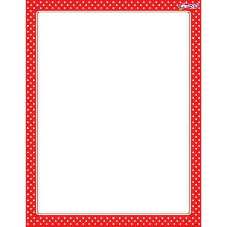 T-27335 - Polka Dots Red Wipe-OffÂ® Chart by Trend Enterprises Inc.