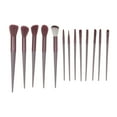 thumbnail image 1 of Ofertas Únicas 13 Pcs Brocha de Maquillaje Ligera para Viajes de Negocios Color Latte Mango de Plástico Tubo de Aluminio, 1 of 1