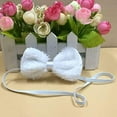 thumbnail image 3 of Bunny Rabbit Ensemble de Costume, Serre-Tête Oreilles Nœuds Papillon Queue Ensemble, Accessoires de Costume d'Halloween (Violet), 3 of 5