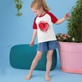 thumbnail image 4 of RXIRUCGD 2025 Vêtements d'Été pour Enfants Tout-Petits Garçons Filles Mode Mignon Col Rond Imprimé Manches Courtes Haut, 4 of 6