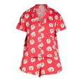 thumbnail image 3 of Women’s Valentine’s Day Print Shorty Notch Collar Pajama Set from Way to Celebrate, 2-Piece, Sizes XS-3X, 3 of 4