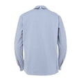 thumbnail image 4 of SiiRoh Men Elderly Adaptive Tee Shirts Open Back with Full Back Overlap Loose Long Sleeve Button-up Shirt for Daily Caring Sky Blue L, 4 of 7