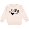 thumbnail image 2 of Inktastic Someone in Washington Loves Me Toddler Sweatshirt, 2 of 4