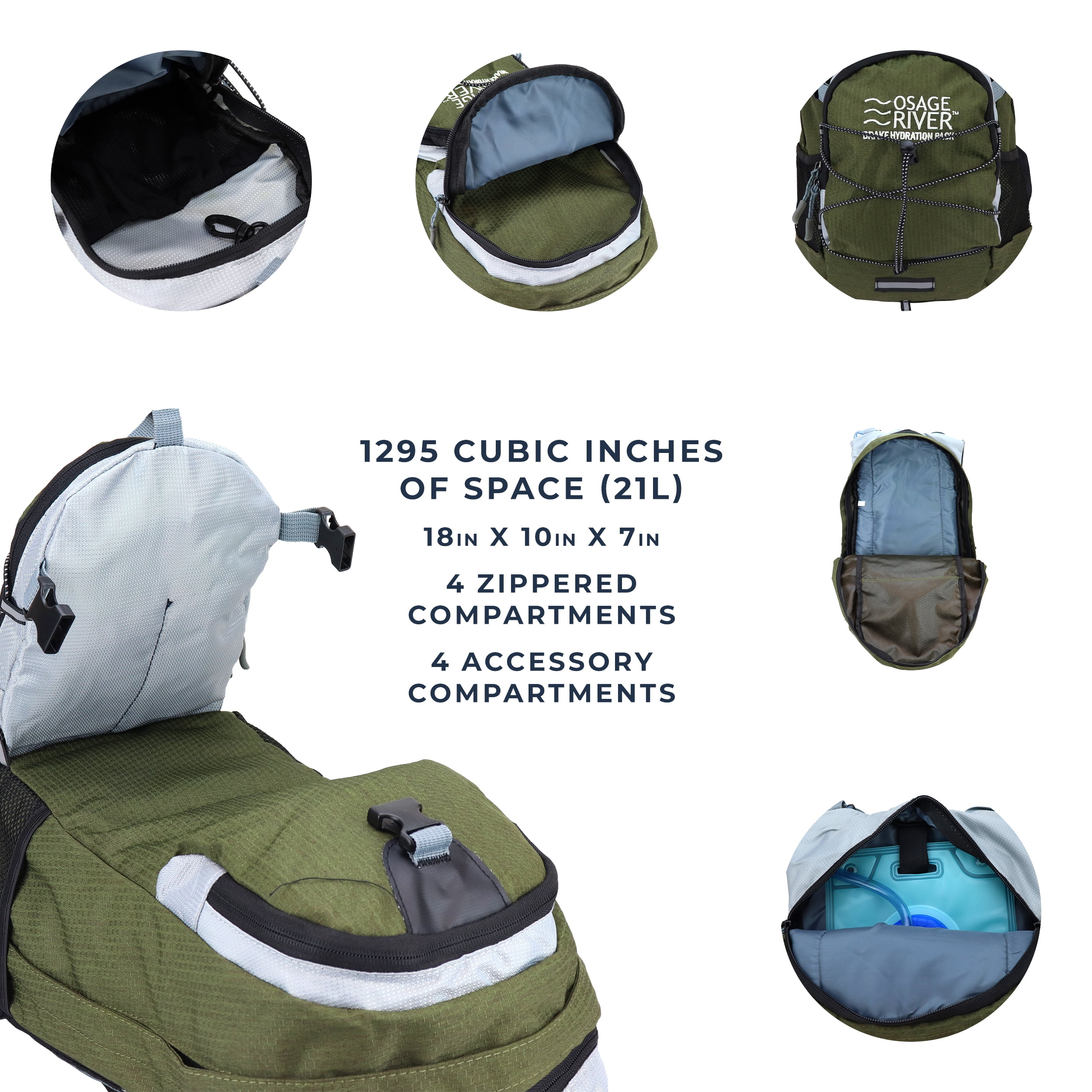 Osage River Hydration Backpack With 