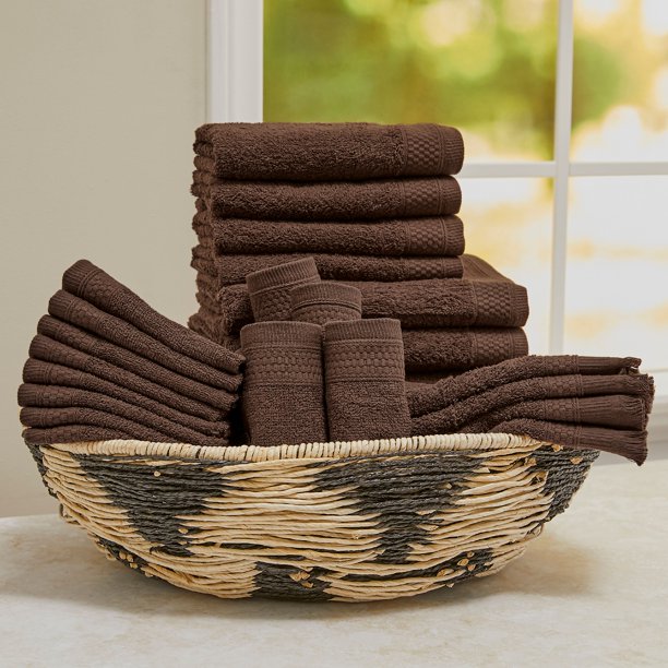 Baltic Linen 100 Cotton 24Piece Cotton Bath Towel Set
