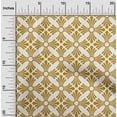 thumbnail image 2 of oneOone Polyester Lycra Dark Mustard Fabric Mosaic Craft Projects Decor Fabric Printed By The Yard 56 Inch Wide, 2 of 6