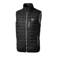 thumbnail image 2 of Men's Cutter & Buck Black Kansas City Chiefs Big & Tall Rainier PrimaLoft Eco Insulated Full-Zip Puffer Vest, 2 of 3