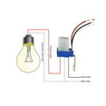 thumbnail image 4 of Scienceny Interruptores de Sensor de fotointerruptor a prueba de agua de encendido y apagado automático, controlador fotosensible resistente al Artesanía, 4 of 6