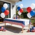 thumbnail image 6 of SLYNSHome 2Pcs Patriotic Tablecloths 54x108 inch,250th Anniversary 4th of July Red White Blue Disposable Table Cover Patriotic Day Independence Party Supplies, 6 of 6