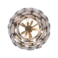 thumbnail image 2 of Yep by Golden Lighting Cascada 8-light Pendant in Aegean Silver and Smoke Plated Glass, 2 of 7