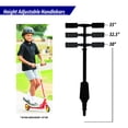 thumbnail image 3 of NHL Vegas Golden Knights Folding Kick Scooter for Kids Ages 5 and Up by Walk-Onz Sports, 3 of 7