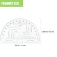 Protractor Ruler for Accurate Angle Measurement and Dowsing Rods