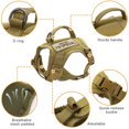thumbnail image 5 of Arnés de nailon para gatos con 2 pegatinas, arnés táctico militar para gatos con asa, para perros pequeños, entrenamiento para mascotas, paseos, chihuahuas, 5 of 5