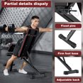 thumbnail image 5 of BAOKALER 7 Levels Adjustable Weight Bench with Extended Headrest & Leg Extension, Foldable Dumbbell Workout Bench, Supports Up to 770 lbs, Incline & Decline Positions for Full Body Strength Training, 5 of 11