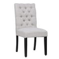 thumbnail image 3 of Costaelm Jameson Fabric Tufted Dining Side Chair in Light Gray, 3 of 10