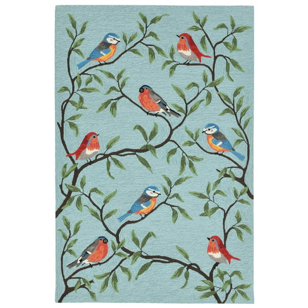 liora manne frontporch birds indoor outdoor rug