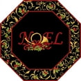 thumbnail image 6 of SAFAVIEH Chelsea Festive Noel Holiday Wool Area Rug, Black, 4' x 4' Octagon, 6 of 7