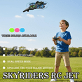 thumbnail image 6 of Rc Plane Remote Control Airplane - Foam V17 Jet Fighter Stunt 2.4GHz with 2 Batteries, 360° Drop-Resistant Stunt Spin Remote & Light RC Airplane, 6 of 7
