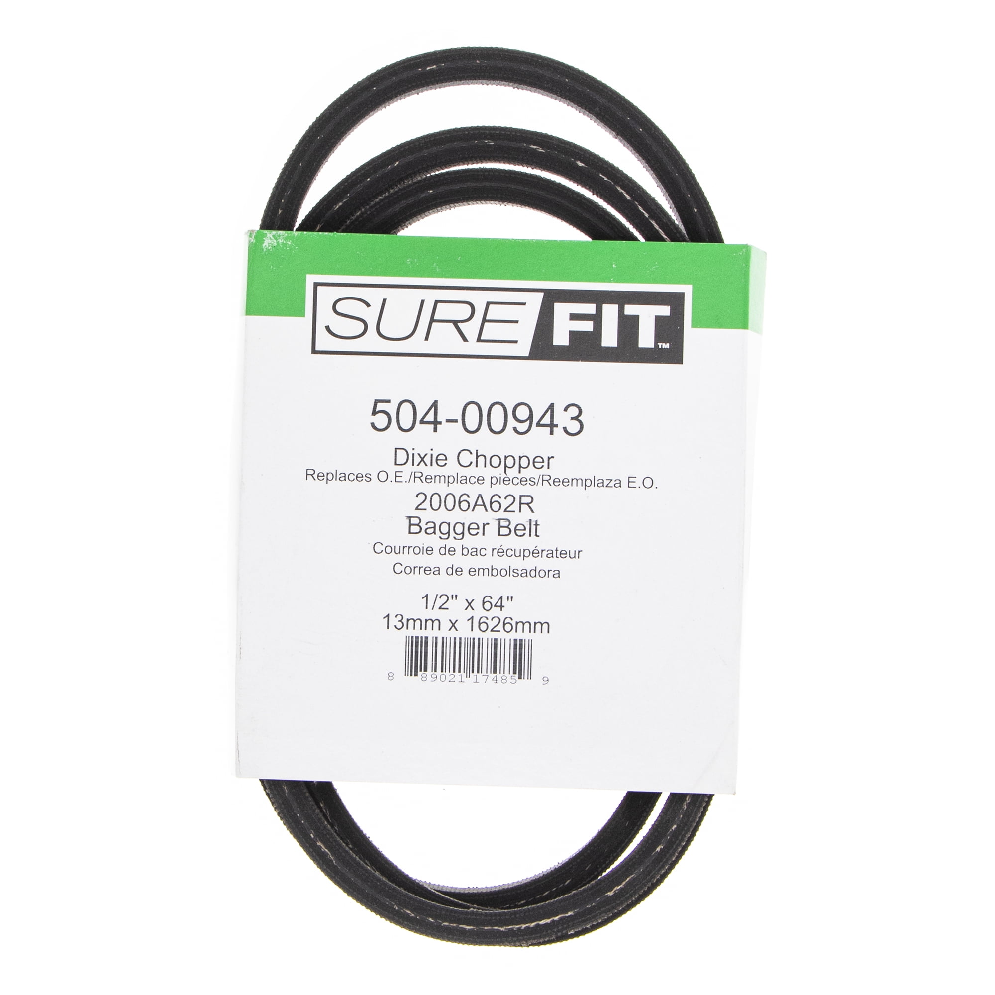 SureFit Bagger Belt Replacement for Dixie Chopper 2006A62R 2044 2250