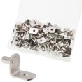 thumbnail image 1 of Clavijas de soporte para estantes 50 piezas Clavijas para estantes con orificio de 5 mm (1/5 pulgadas) Clavijas de soporte para estantes para gabinetes Soportes para pasadores para estantes niquelados, 1 of 7