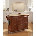 thumbnail image 3 of Homestyles Create-a-Cart Brown Kitchen Cart, 3 of 6