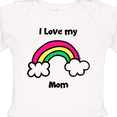 thumbnail image 4 of Inktastic I Love my Mom Boys or Girls Long Sleeve Baby Bodysuit, 4 of 5