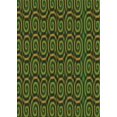 thumbnail image 1 of Ahgly Company Machine Washable Indoor Rectangle Transitional Dark Forest Green Area Rugs, 7' x 10', 1 of 7