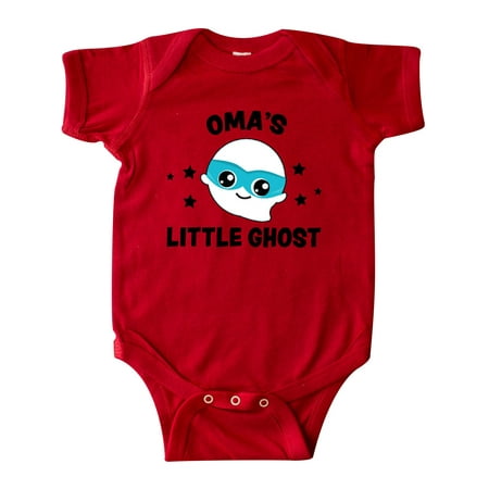 

Inktastic Cute Oma s Little Ghost with Stars Gift Baby Boy or Baby Girl Bodysuit
