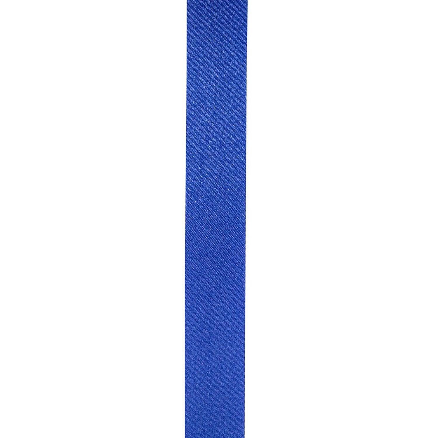 Reliant Ribbon - 5400-050-05C, Floral Satin With Firm Finish Ribbon, Royal, 7/8 Inch, 100 Yards
